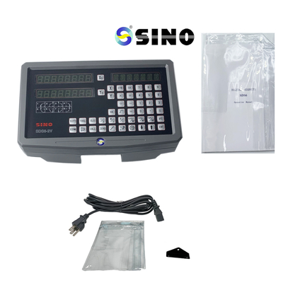 50-60Hz SINO SDS6-2V Digital Readout System DRO Kit For Glass Linear Scale Encoder