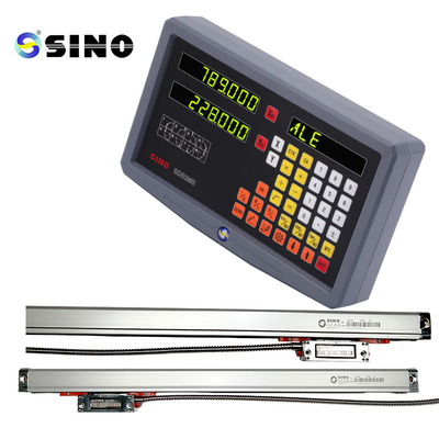 SINO SDS 2MS DRO Kits Glass Linear Scale For Milling Lathe TTL 2 Axis Digita Readout Test Instrument System