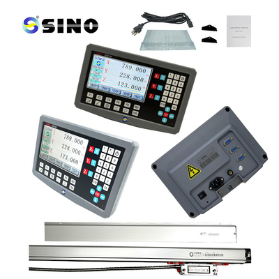 SINO SDS2-3VA 3 Axis LCD Digital Readout 3 Pieces KA-300 Glass Linear Scale Encoder