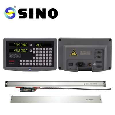 SDS6-2V 2 Axis SINO Digital Readout System DRO With KA300 Encoder Linear Scale For A Milling Lathe