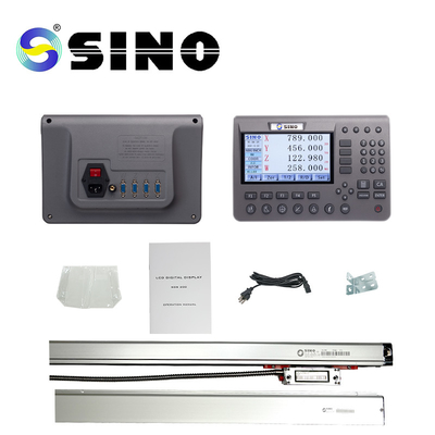 SINO SDS200 Big Screen LCD Digital Readout Kits KA-300 Optical Encoder Linear Scale