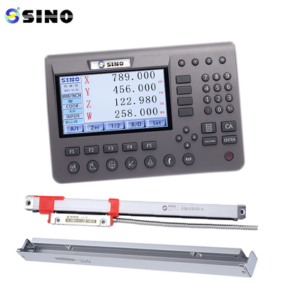 SDS200 DRO SINO 4-Axis Digital Readout System With Metal LCD And Linear Encoder Kit For Milling Machines