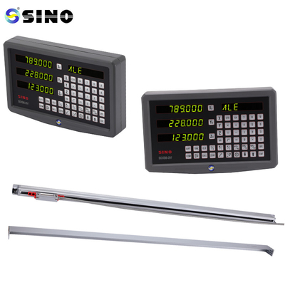 SINO KA600-1900mm Linear Scale Glass Sensor + DRO 3Axis Digital Read Out Display CNC Mill Lathe