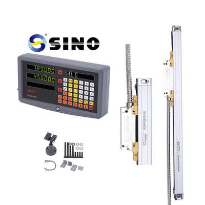 SINO Digital Readout SDS 2-3MS 2 Axes Metal LCD Full For Milling Machine DRO 0.005mm Resolution Practical With Linear Encoder
