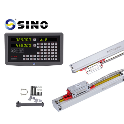 Linear Glass Scale Dual Axis SDS6-2V Digital Reading Display For Manual Turning And Milling Machines