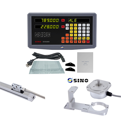 SINO 2-Axis Optical Display Readout With Linear Encoder, Length 70-1020mm, For Milling Machines Lathe Boring Machine