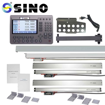 3 Axis Metal LCD Milling Machine DRO With 0.005mm Linear Ruler