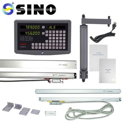 Good price 100V-240V Metal LED Lathe Machine DRO 2 Axis Resolution 0.005mm online