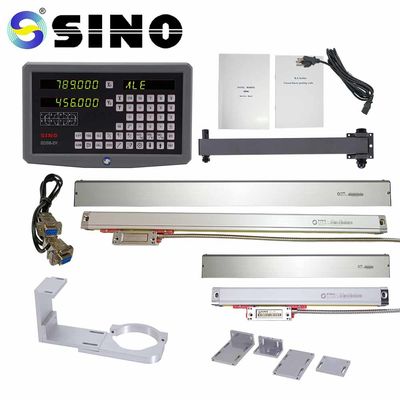 Good price Two Axes Manual DRO For Lathe Machine 1 Micron Linear Scales online