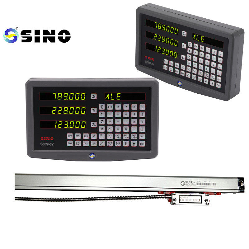 SINO Milling Machines Lathe Linear Scale 2 / 3 Axis Digital Readout DRO ...