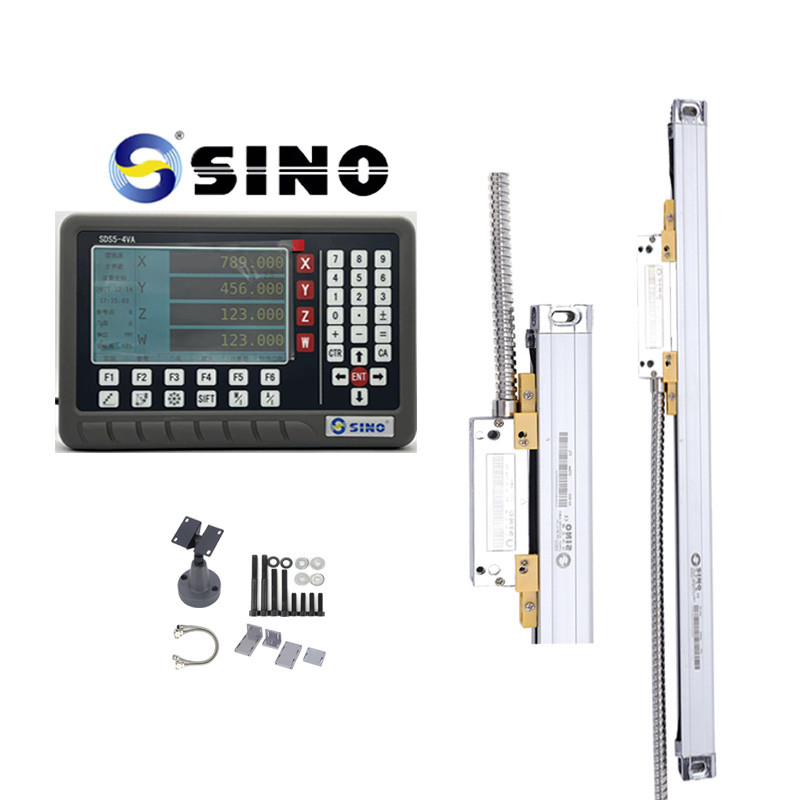 Full Set Glass Linear Scale Encoder Sensor For Milling Lathe With 4 ...
