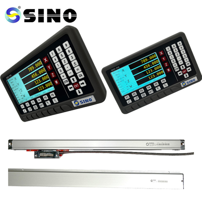 Grey Glass Linear Scale With Four Axes DRO SINO SDS5-4VA Lathe Digital Readout Counter System