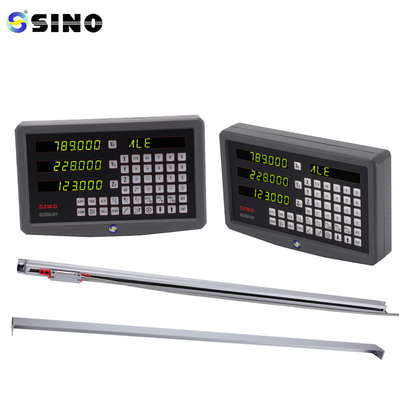 SINO KA600-1900mm Linear Scale Glass Sensor + DRO 3Axis Digital Read Out Display CNC Mill Lathe