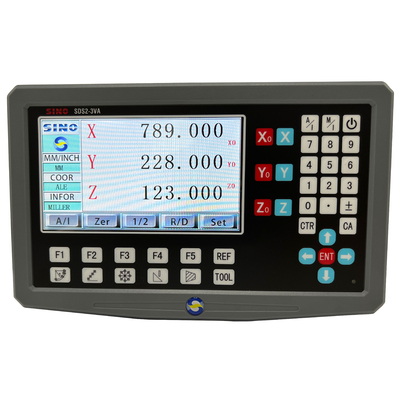 SINO SDS2-3VA 3 Axis DRO Digital Readout System With KA300 Glass Linear Ruler Taper Measurement Tool Collection