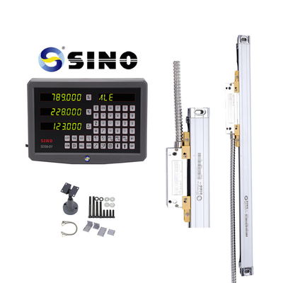 SINO DRO SDS6-3V 3 Axis Digital Readout System With TTL  Linear Encoder Ruler For Lathe Milling Machine