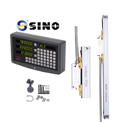 Milling Machine Tool Operation SINO KA Linear Glass Grating Ruler with SDS6-3V Digital Display