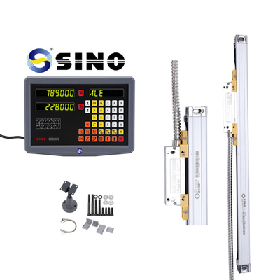 SDS2MS Double Axis Linear Glass Scale On SINO Digital Readout Display Applied To Lathe And Milling Machine