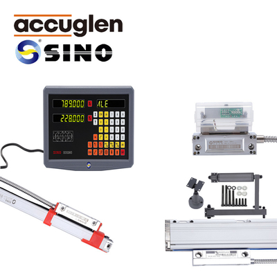 SINO Digital Linear Scale Grating Ruler SDS2MS Two-Axis Linear Glass Scale On A Digital Readout Display