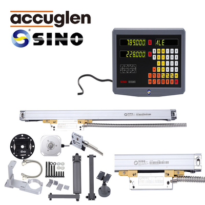 SINO Digital Linear Scale Grating Ruler SDS2MS Two-Axis Linear Glass Scale On A Digital Readout Display