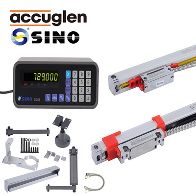 SINO Single Axis SDS3-1 Digital Readout Meter And Linear Scale Grating Ruler For Milling/Lathe