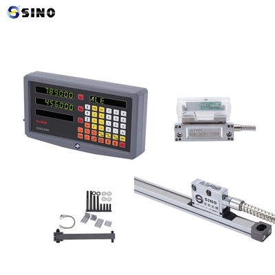 SINO Digital Readout SDS 2-3MS 2 Axes Metal LCD Full For Milling Machine DRO 0.005mm Resolution Practical With Linear Encoder