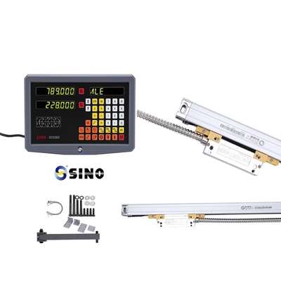 SINO SDS2MS Digital Readout 2 Axes Optical Angle Linear Encoder Length 7-102cm For Milling Machine