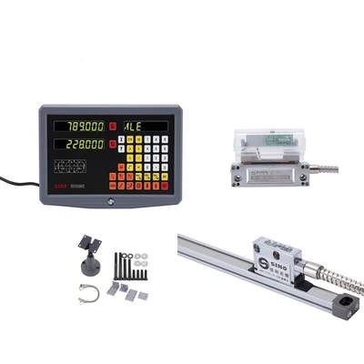 SDS 2MS DRO Kits Glass Linear Scale For Milling Lathe TTL SINO 2 Axis Digita Readout Test Instrument System