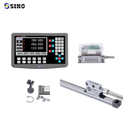 SINO SDS6-3VA 3-Axis Milling Lathe Grinder With Digital Readout SiNO RS422 DRO Linear Scale Optical Encoder