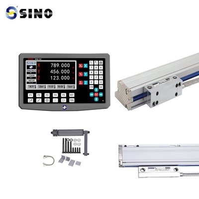 Glass Sensor With DRO Display And 3-Axis LCD Digital Readout System, SINO SDS6-3VA