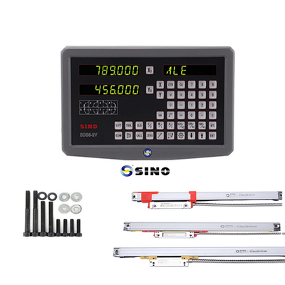 SINO SDS6-2V Digital Readout Metal LED Digital Readout 2 Axis DRO Kits 60Hz For Milling Machine