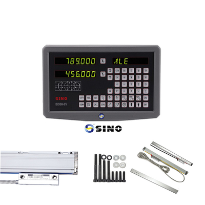 SINO SDS6-2V Digital Readout Metal LED Digital Readout 2 Axis DRO Kits 60Hz For Milling Machine