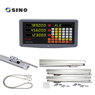 SINO SDS2-3MS Digital Readout System For Lathe And Milling Machines Featuring 3-Axis Numerical Display