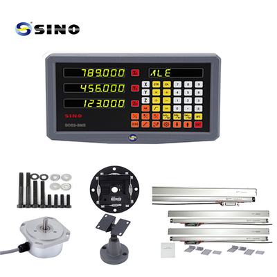 SINO SDS2-3MS Digital Readout System For Lathe And Milling Machines Featuring 3-Axis Numerical Display