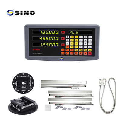 SINO SDS2-3MS Digital Readout System For Lathe And Milling Machines Featuring 3-Axis Numerical Display