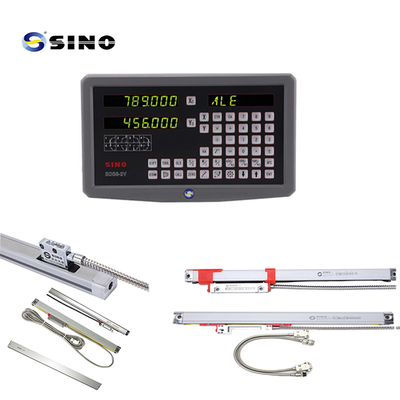SINO 2 Axis CE SDS6-2V SINO Digital Readout System With LED Display For Lathe Milling Machine