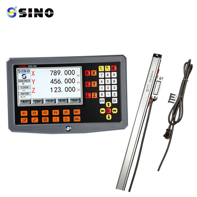 Multifunctional Linear Scale DRO System With 1µm Resolution LCD And 2 Axis DRO