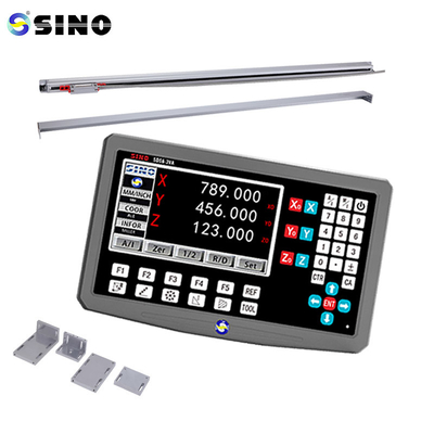 Full Set Of SINO 3 Axis Dro Digital Readout Metal Case For Lathe Milling Machine KA-300 Linear Glass Scale