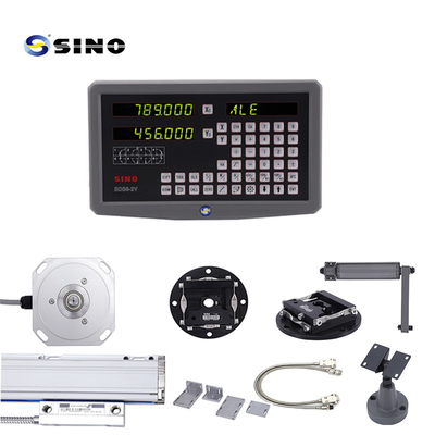 SDS6-2V SINO Digital Readout System Dro 2 Axis  With Glass Linear Scale Ruler  For Lathe Mill