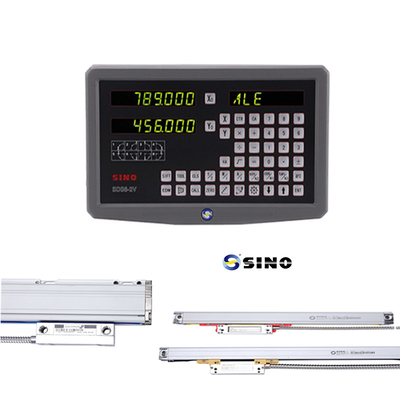 SDS6-2V SINO Digital Readout System Dro 2 Axis  With Glass Linear Scale Ruler  For Lathe Mill