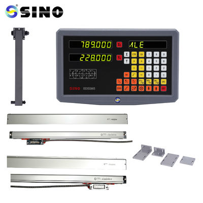 SINO TTL RoHS 2 Axis Digital Readout SDS2MS For Lathe ,  Multifunctional DRO Measuring Systems With Linear Encoder