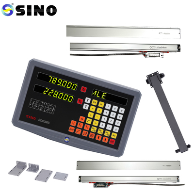 SDS 2MS DRO Kits Glass Linear Scale For Milling Lathe TTL SINO 2 Axis Digita Readout Test Instrument System