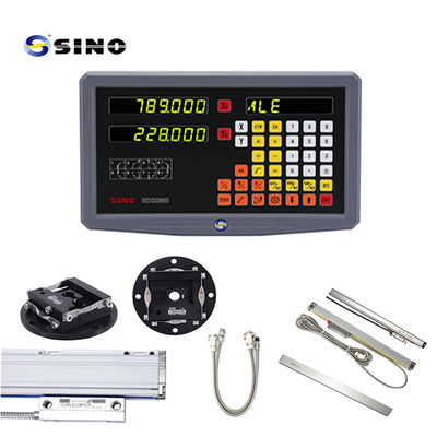 SINO 2-Axis Lathe Digital Readout System SDS2MS AC 100-240V Multifunctional With Linear Scale For Lathe And Milling Machines