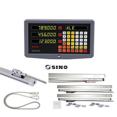 TTL Signal Digital Readout SINO SDS2-3MS 3-Axis Dro with Glass Linear Encoder Scale Set for Milling  Machine