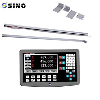 Full Set SINO SDS 6-3VA 4 Axis Dro Digital Readout Metal Case Lathe Milling Machine 4X Frequency Multiplication IP64 Protection