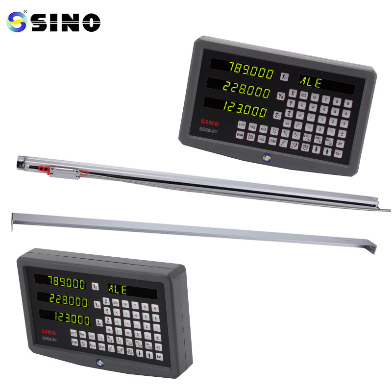 ToAuto 1-Axis DRO Kit With 5um Linear Glass Scale – 100-2000mm Lengths (AC 80-260V)