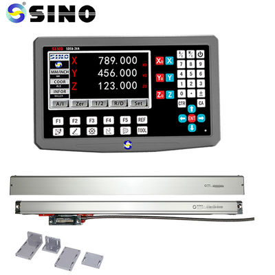 Good price Complete Set SINO 3 Axis Dro Digital Readout Metal Case KA-300 Linear Glass Scale For Lathe Milling Machine online