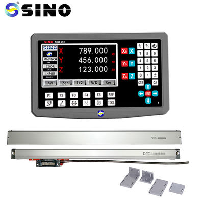 Good price RoHS 3 Axis DRO Kit Milling Lathe Grider Digital Readout Display 5um Optical Ruler Linear Scale Encoder online