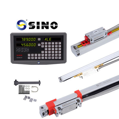 Good price SINO SDS6-2V DRO 2 Axis Digital Readout With Metal LED  Kits Two Linear Encoder Rulers For Milling Lathe Machine online